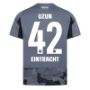 Camiseta Eintracht Frankfurt Can Uzun #42 Tercera Equipación Replica 2025-26 mangas cortas
